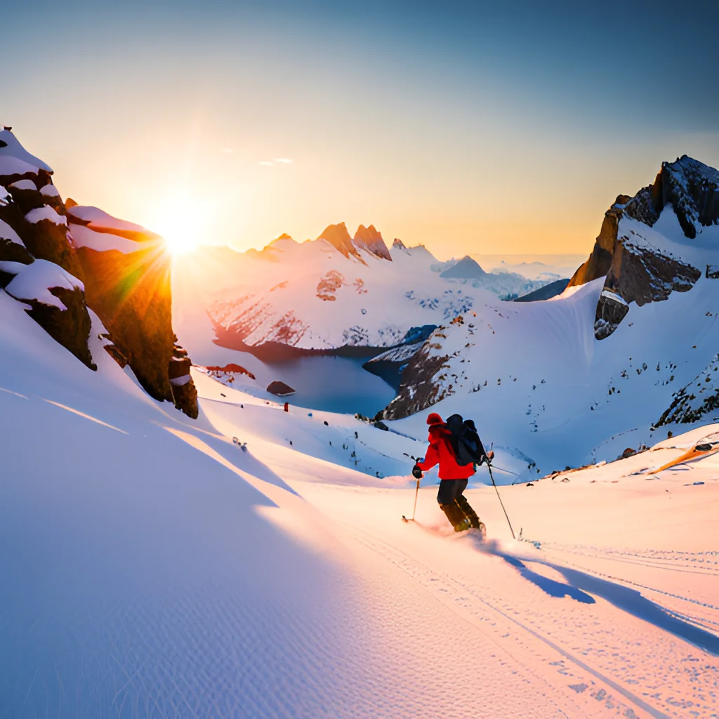 Skiing in France 2