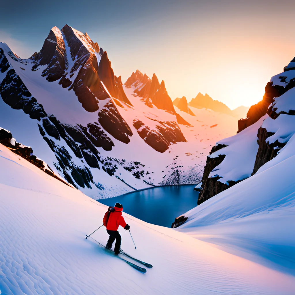 Skiing in France 3