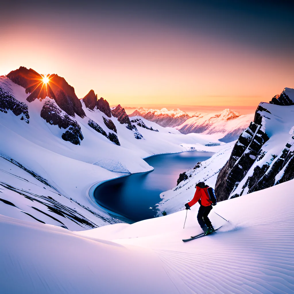 Skiing in France 4